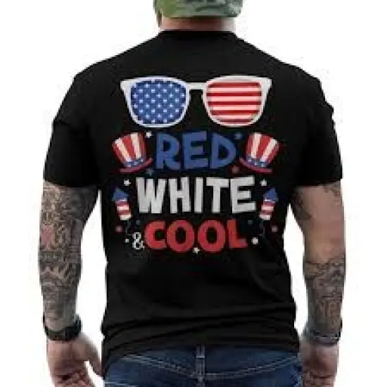 Red, White & Cool Youth T-Shirt {2}