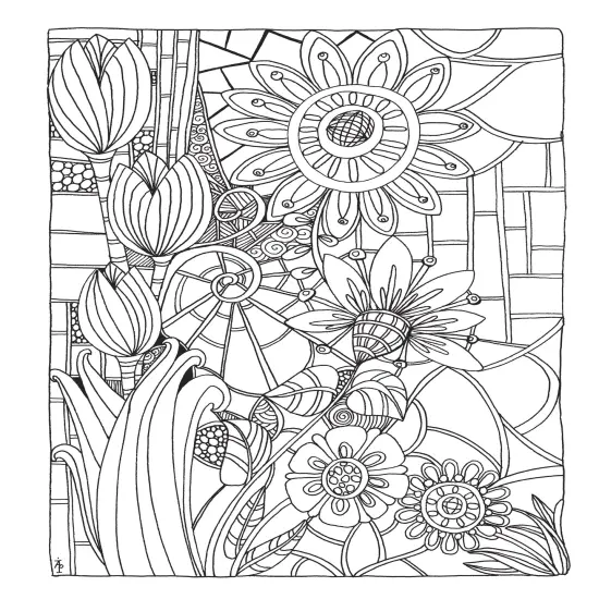 Creative Haven: Entangled Coloring Book-Softcover {4}