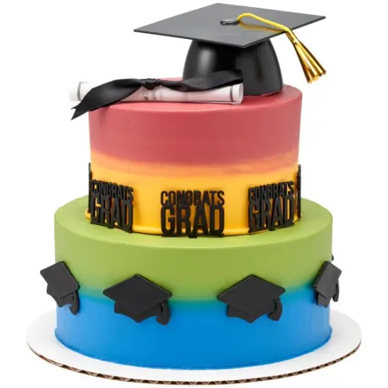 Graduation Icon Congrats Grad Cupcake Cake Pics - set of 12 {6}