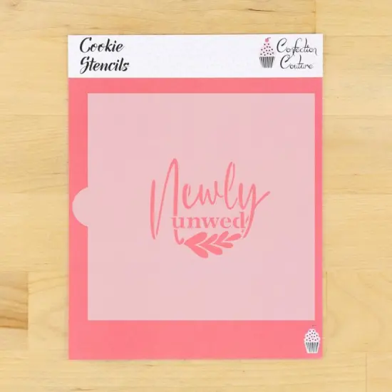 Newly Unwed Cookie Stencil {1}