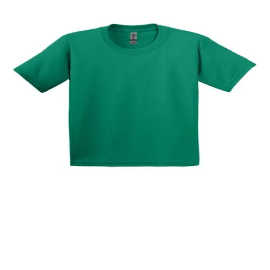 Gildan&reg; Youth Ultra Cotton Crew Neck Short Sleeve for Kids Kelly green {1}