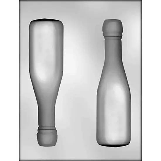 CK Products 3D Large Champagne Bottle Chocolate Mold {1}