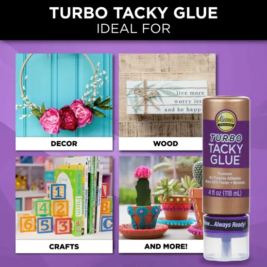 Aleene's Always Ready Turbo Tacky Glue 4 fl. oz. {5}