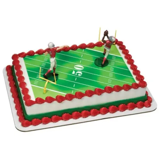 Touchdown Football Cake Kit Players and goalposts {4}