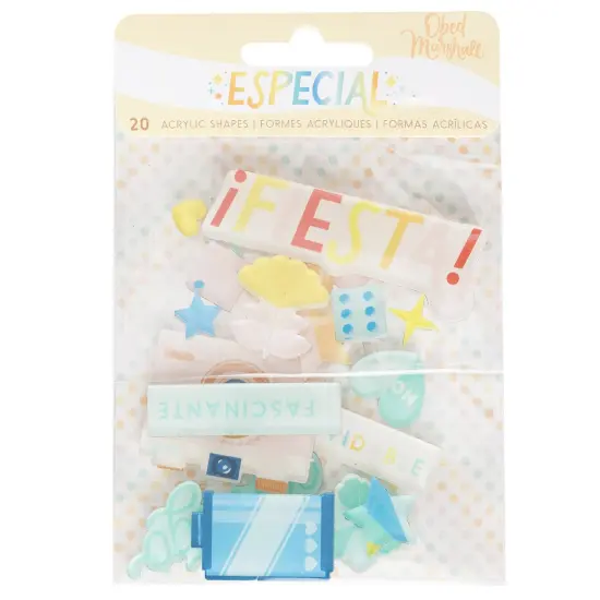 Obed Marshall Especial Acrylic Shapes 20/Pkg {1}