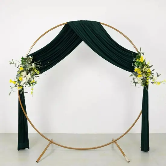18 ft HUNTER GREEN 4-Way Stretch Spandex Divider Backdrop {5}