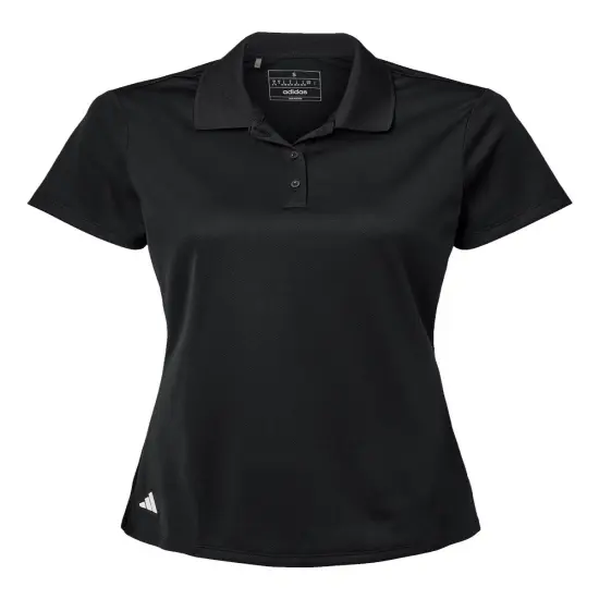 Adidas&reg; Women's Basic Sport Polo Black {1}