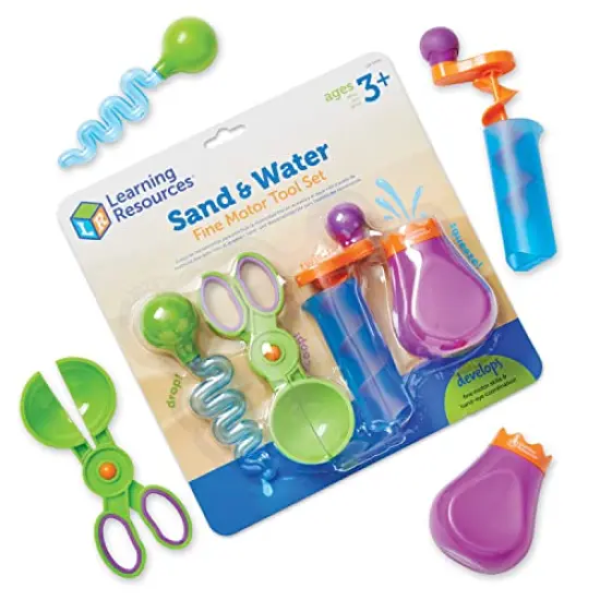 Sand & Water Fine Motor Set, Construction Toy, 4 Pieces, Ages 3+ {3}