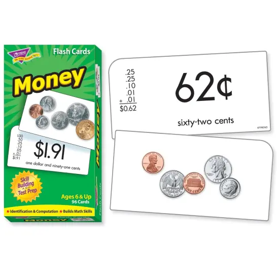 Money Skill Drill Flash Cards, 3 Packs {6}