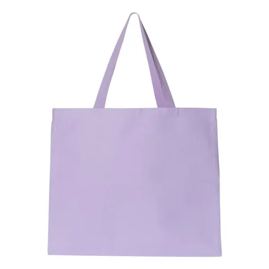 Q-Tees&reg; Promotional Tote Heavy Cotton Canvas Lavender {1}