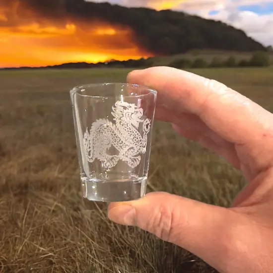2oz Dragon two Shot glass {3}