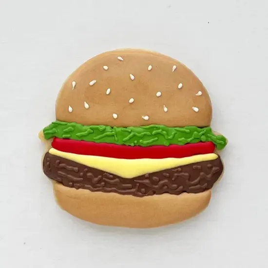 Ann Clark Hamburger Cookie Cutter 3" x 3.75" {3}