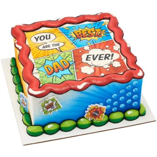 Super Dad Assortment Cupcake Rings, 12ct {5}