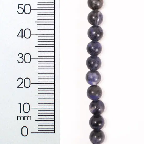 6 Packs of Sodalite 6mm Round Beads 8" Strand {1}