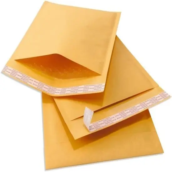 Kraft Paper Bubble Padded Envelopes Mailers Case. {1}