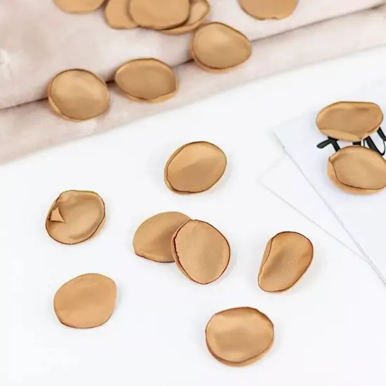 400 GOLD Silk Rose Petals Matte Artificial Flowers Table CONFETTI {5}