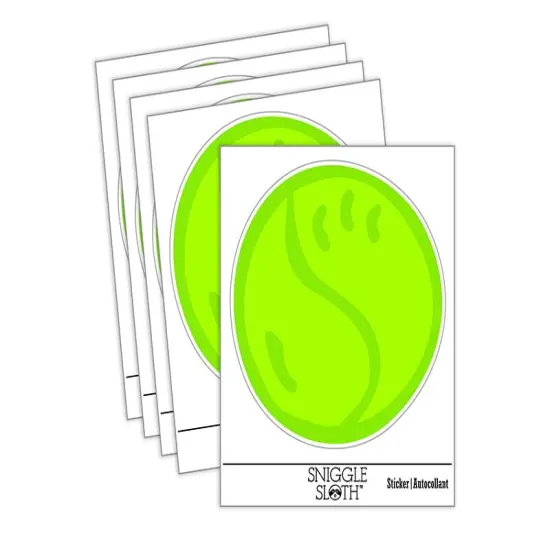 Tennis Ball Cute Waterproof Vinyl Phone Tablet Laptop Water Bottle Sticker Set - 5 Pack {2}