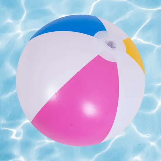 Pool Central Inflatable 6-Panel Swimming Pool Beach Ball- 20" Multi {3}