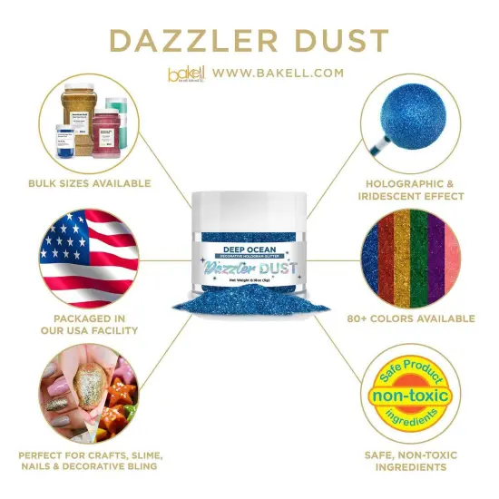 Deep Ocean Dazzler Dust&reg; 5 Gram Jar {4}