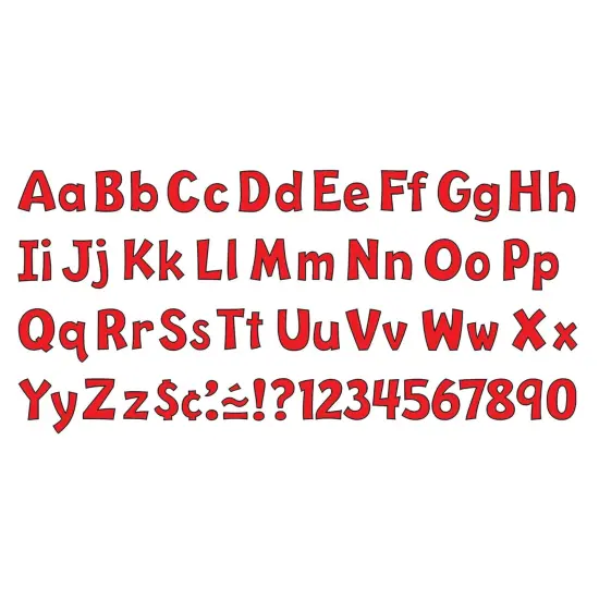 Red 4" Playful Combo Ready Letters&reg;, 3 Packs {3}