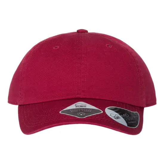 Atlantis Headwear&reg; Sustainable Dad Hat Cardinal red {1}