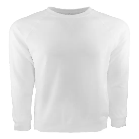 Laguna Raglan Lonf Sleeve Crewneck Sweatshirt White {1}