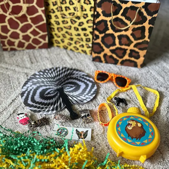 5" x 4 3/4" Kids Wild Animal Print Style Sunglasses 12 Pieces {3}