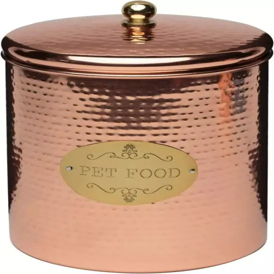 Amici Pet Copper Spaniel Treats Canister 104 Ounce Capacity (Large) {1}