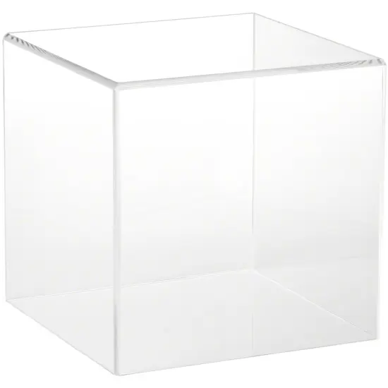 Plymor Clear Acrylic Display Case with No Base, 8" x 8" x 8" {1}