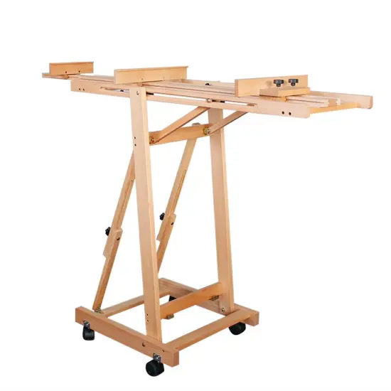 Kitcheniva Painting H-Frame Wood Large Heavy-Duty Studio Artist Easel Art {4}