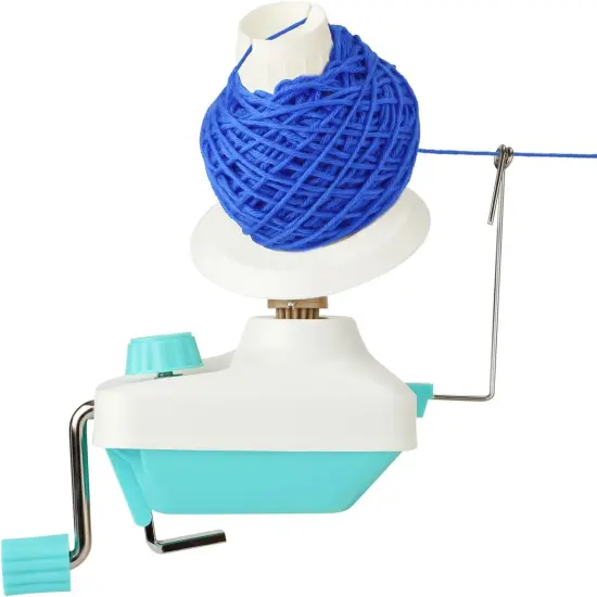 Yarn Ball Winder, Manual Yarn Spinner for Crocheting Plastic Knitting Yarn Roller Winding Wool Winder Machine Hand Operated Tool to Wind Yarn into Ball for Knitting Enthusiast Needlecraft Supplies {1}