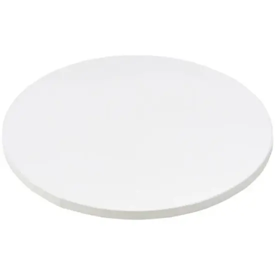 16" Round White Foil Cake Board Drum {2}