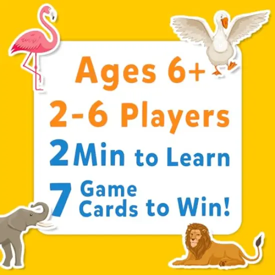 Guess in 10 Animal Planet, Perfect for Boys, Girls, Kids, and Families Who Love Toys, Board Games, Gifts for Ages 6, 7, 8, 9 {4}