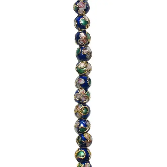 6 Packs of 5mm x 5mm Cloisonne Bead 8 Inch Strand {1}