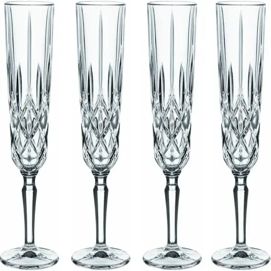 Nachtmann Noblesse Crystal Champagne Glass, 5.4 Ounces, Set of 4 {1}