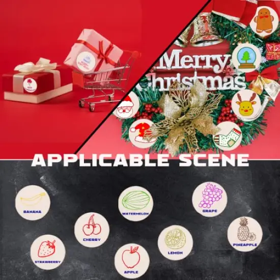 Hion 100 Pcs Unfinished Wood Slices - 2 Inch Natural Round Wood Circles for Crafts Wood Blanks Round Cutouts Ornaments Slices - for DIY Art Crafts Christmas Decorations {2}