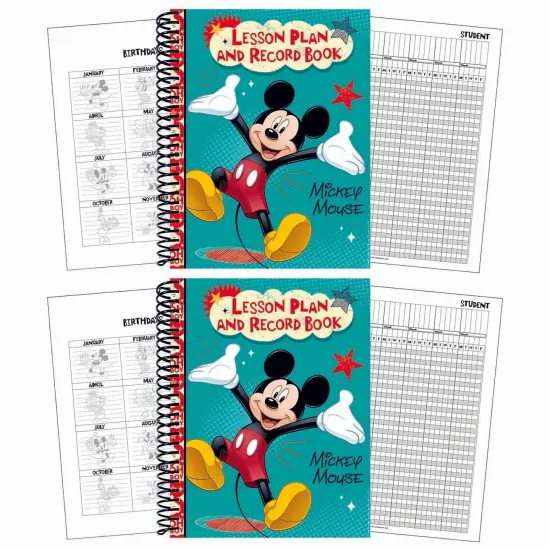 Mickey&reg; Lesson Plan & Record Book, Pack of 2 {1}