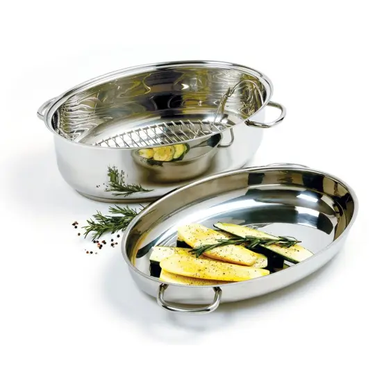 Stainless Steel Roaster (12qt) {6}