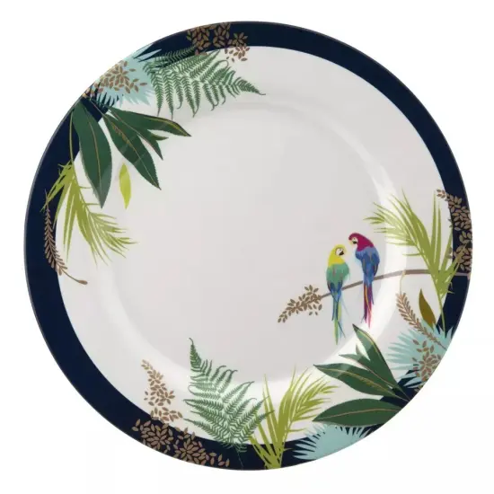 Portmeirion Sara Miller Parrot Melamine Dinner Plates - Set of 4 {1}