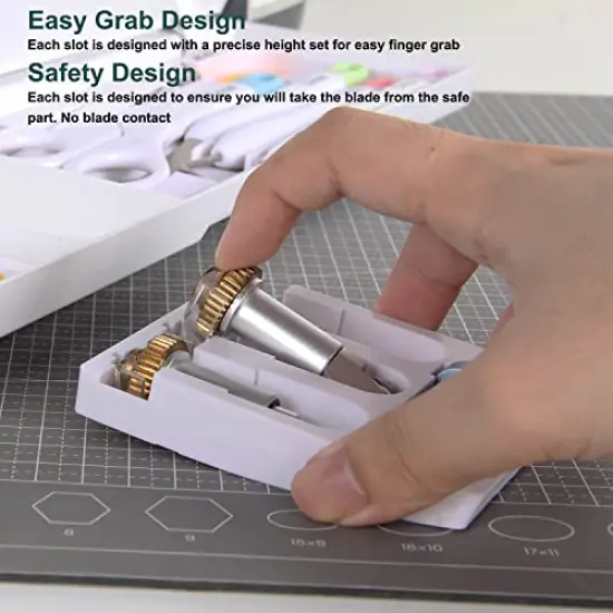 Tool Organizer for Cricut Maker 3 & Maker, Cricut Blade Storage Accessories and Supplies for Cutting Blades, Cricut Machine Organization and Storage Tools, Knife and Blade Bundle Organizer (Tool Mod) {4}