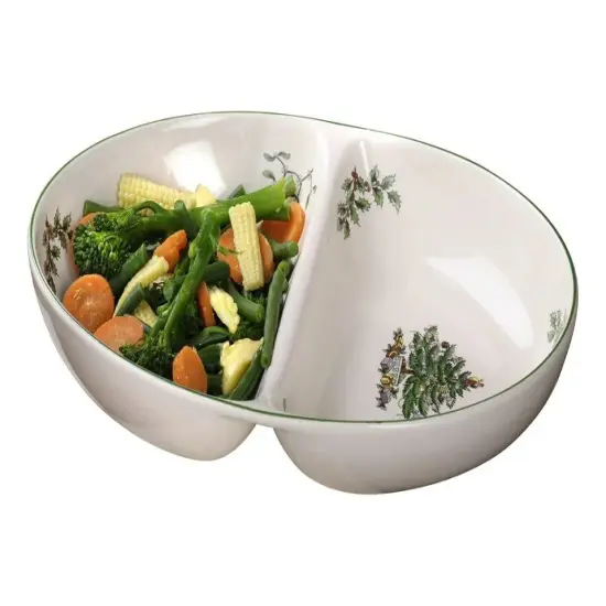 Spode Christmas Tree Divided Dish {3}
