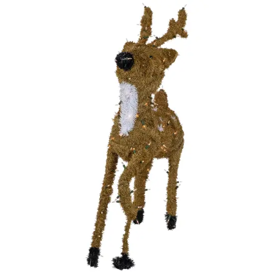 Northlight Pre-Lit Prancing Reindeer with Spots Outdoor Christmas Decoration - Brown {4}