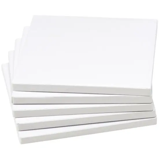 8" Square White Foil Cake Board 5ct {2}