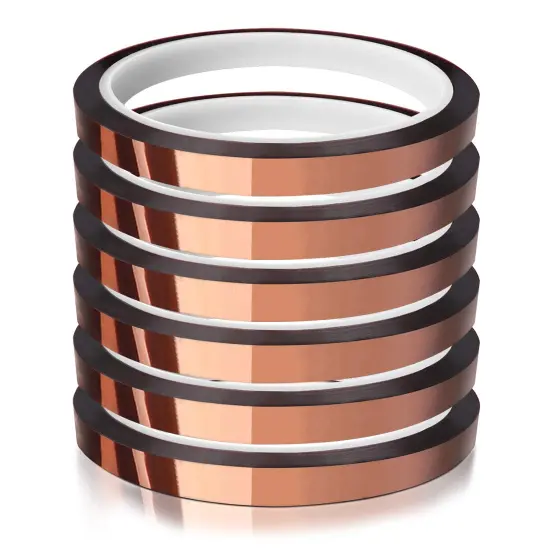 Heat Tape for Sublimation Transfer, Heat Resistant, Adhesive Transfer Tape, Thermal, No Residue, 6 Rolls 10mm x33m(108ft) {2}