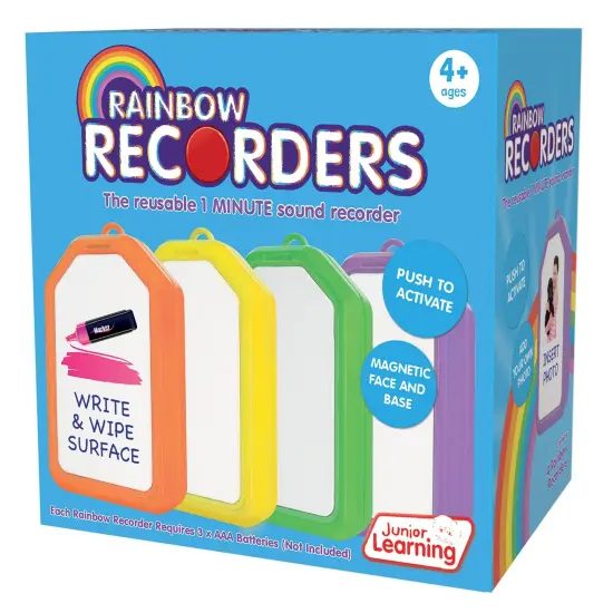 Magnetic Rainbow Recorders, Set of 4 {1}