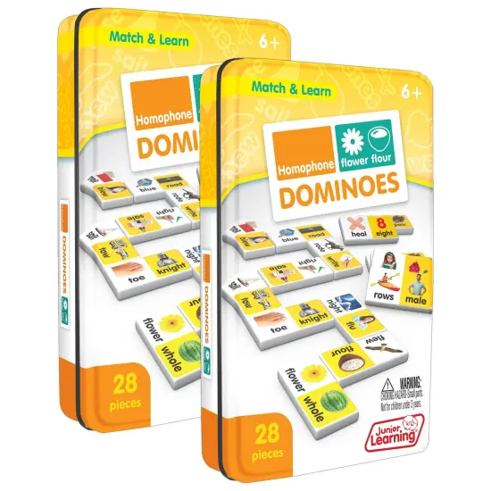 Homophone Match & Learn Dominoes, Pack of 2 {1}