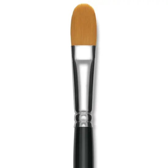 Utrecht Synthetic Sablette Brush - Long Handle, Filbert, Size 16 {1}