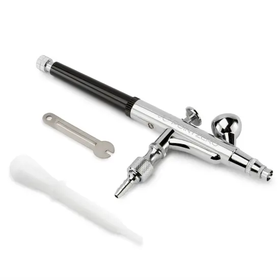 PointZero Dual-Action 2cc Gravity-Feed Airbrush Set with .2mm Nozzle {3}