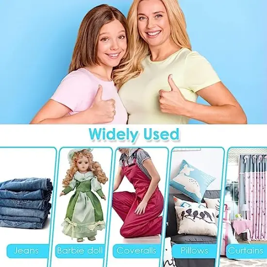 Sewing Machine Portable, 2-Speed Mini Sewing Machine for Beginners, Safe Sewing Kit & Easy to Use Small Sewing Machine with Extension Table, Light, Foot Pedal, Best Gift for Kids Women and Household {5}