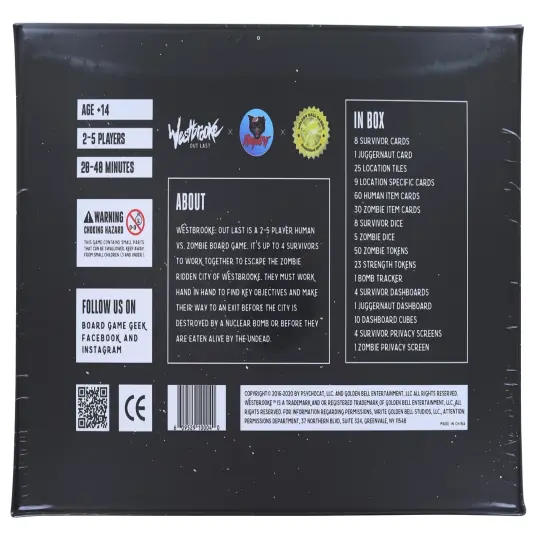 WestBrooke Out Last Board Game {4}